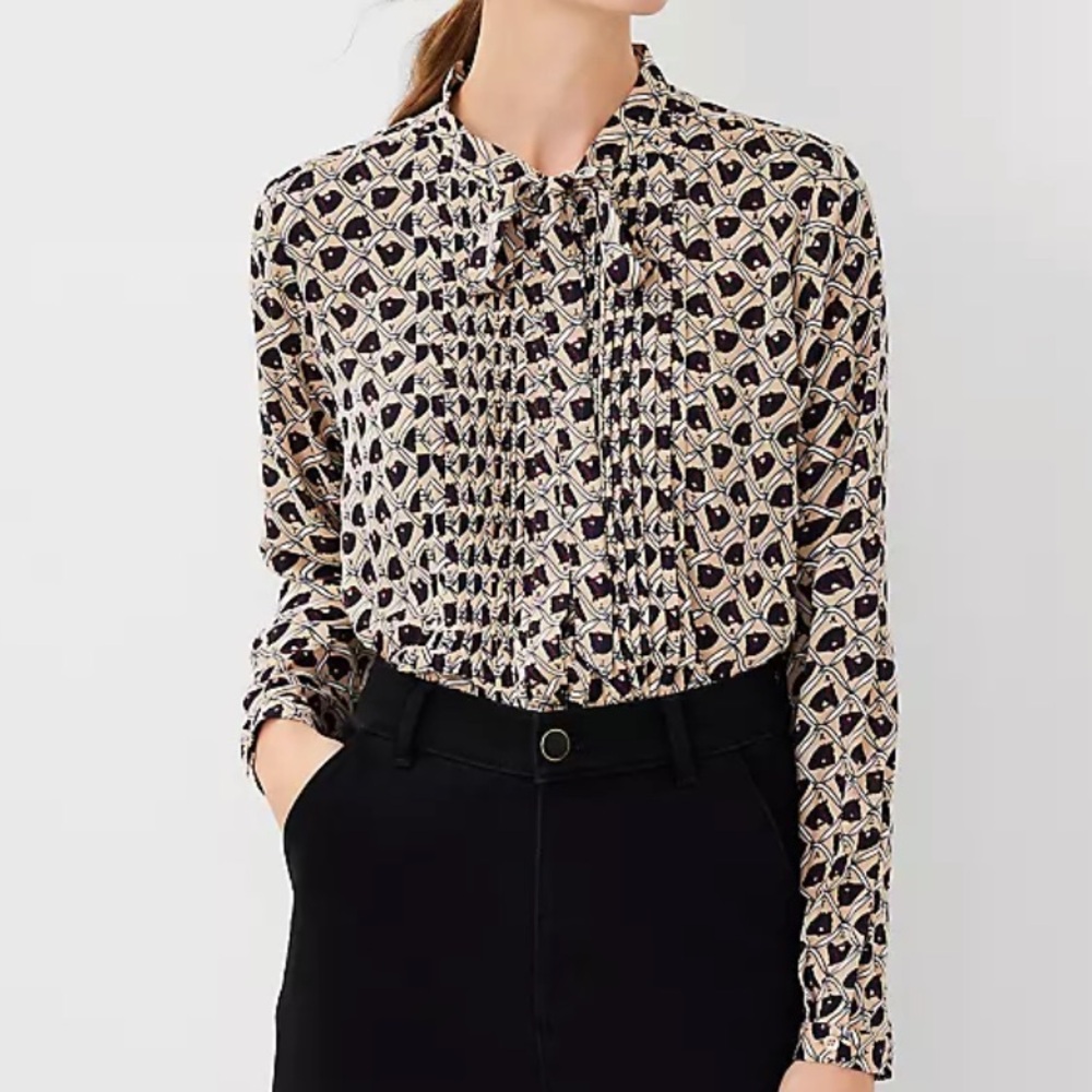 Ann Taylor Classic Horse Top NWOT